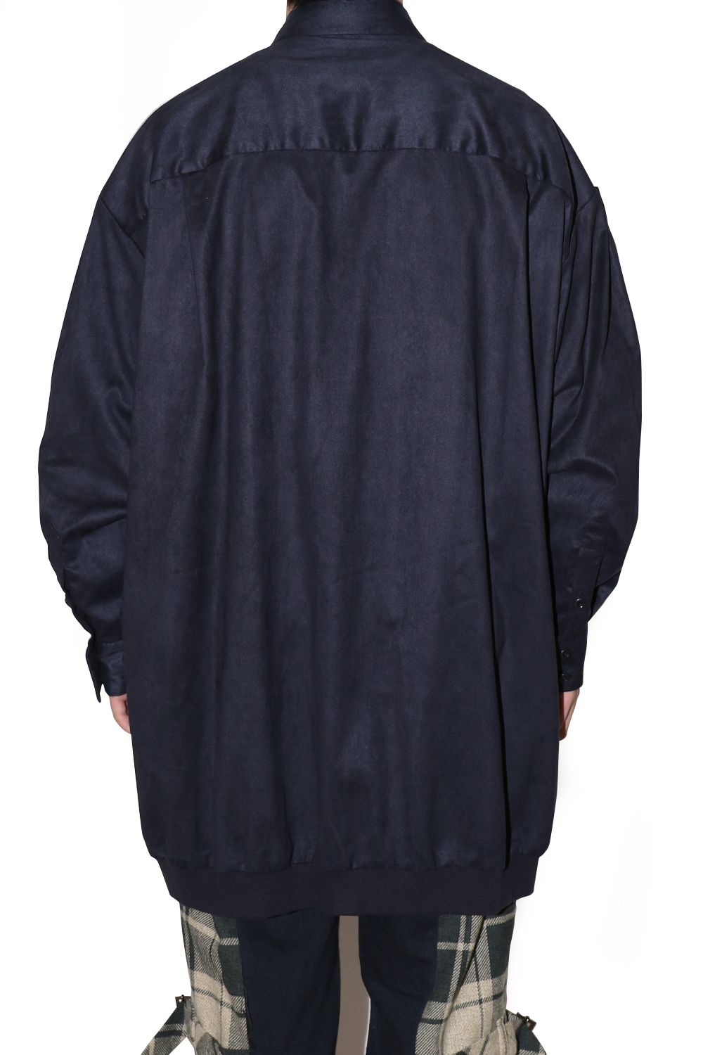 eco suede big shirt / エコ スエード ビッグ シャツ