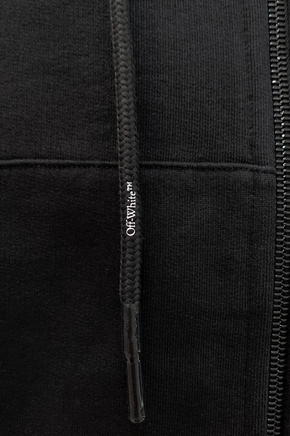 Off-White フーディ ホワイト クロップド丈