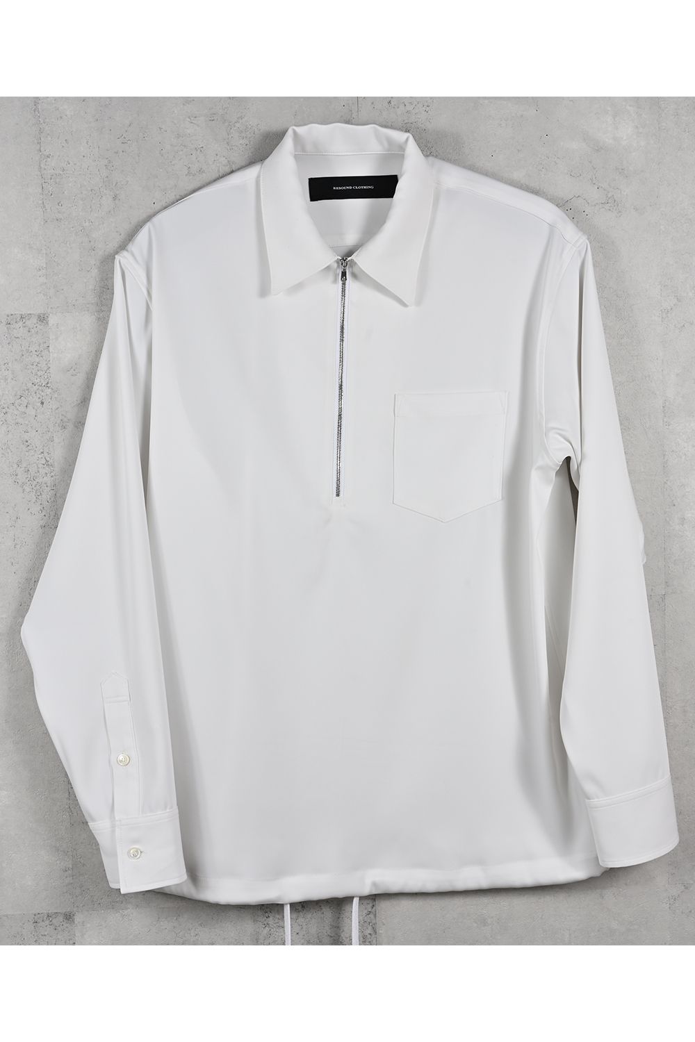 PULLOVER SATIN SHIRT / プルオーバー サテン シャツ