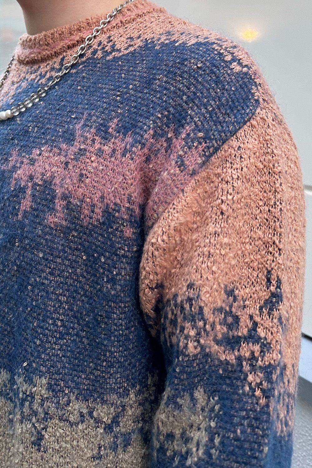 meagratia Lace tape denim BL Style②
