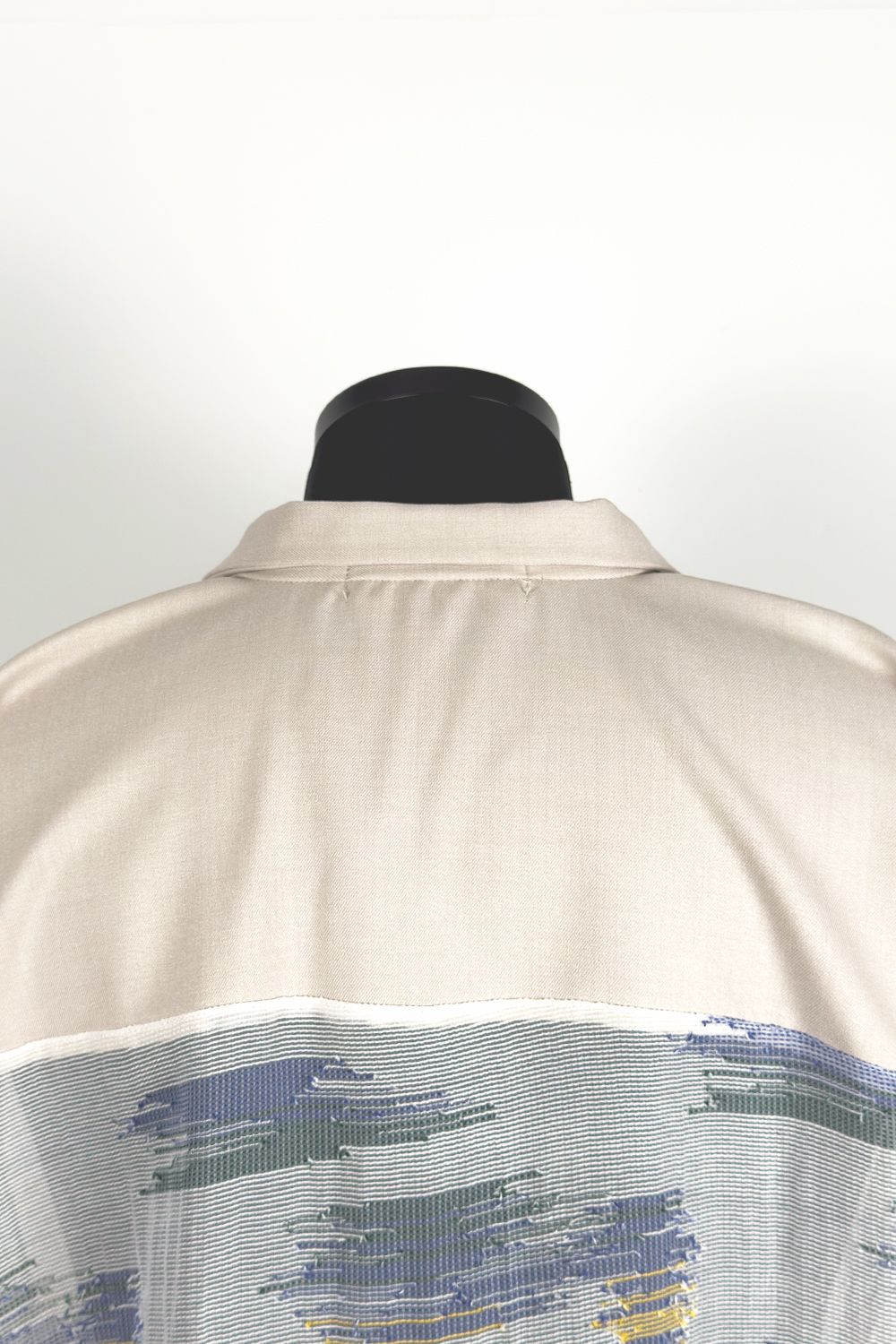 Mesh skipper collar SH / メッシュ スキッパーカラー シャツ