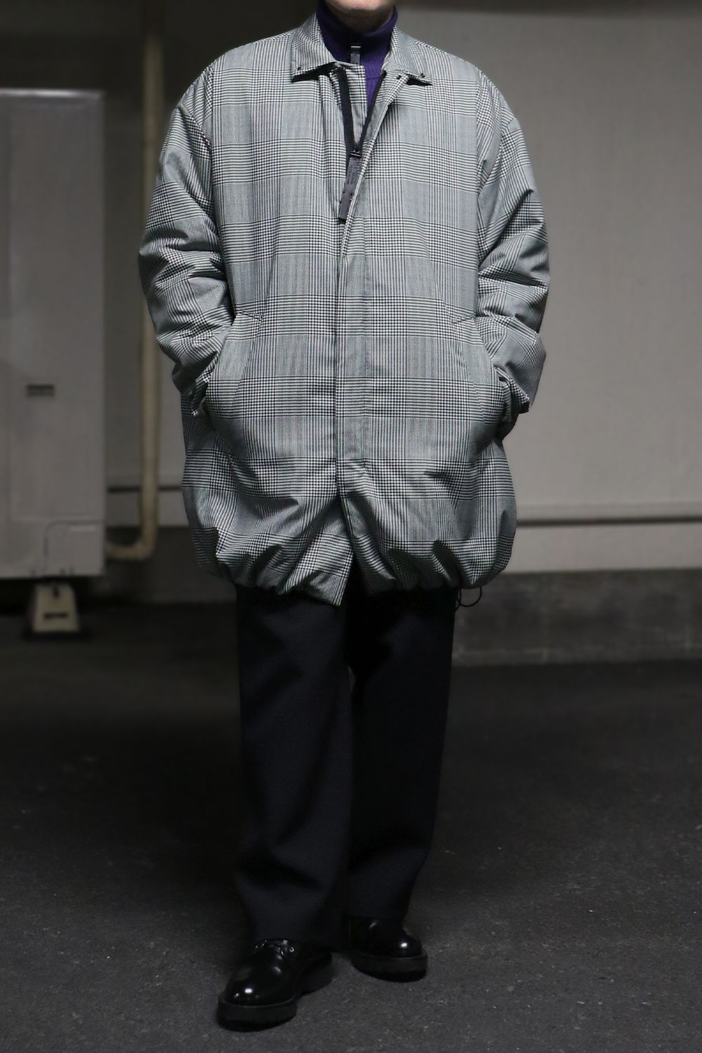 N.HOOLYWOOD COMPILE BALMACAAN COAT / エヌハリウッド コンパイル バルマカン コート