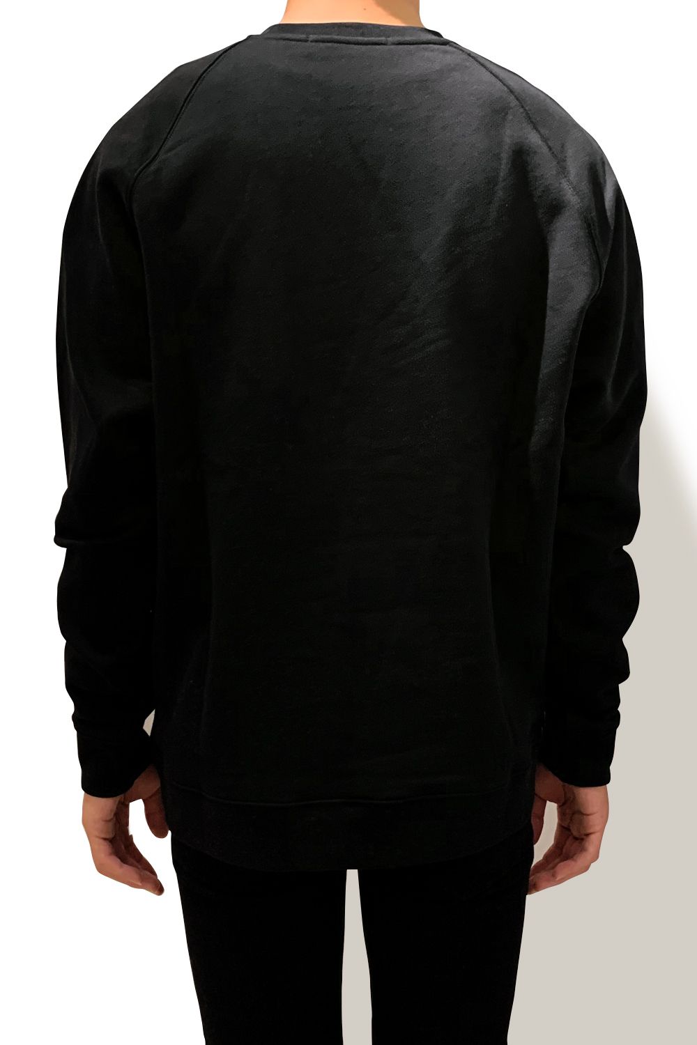CREW NECK SWEATSHIRT With BRUSHSTROKE LOGO