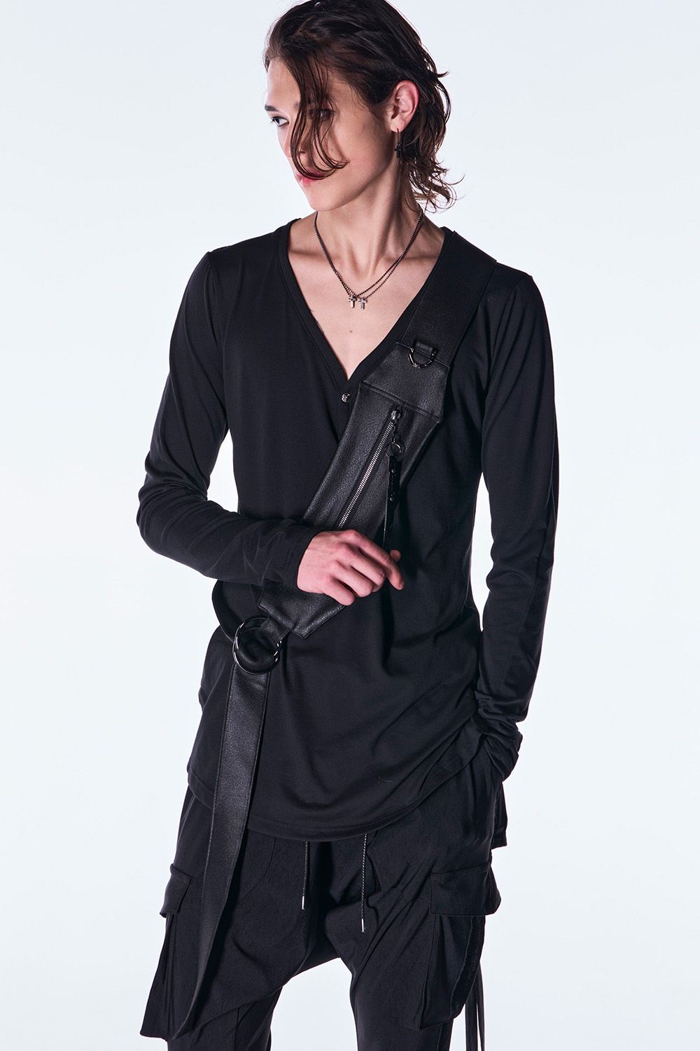 Emboss Silley Jersey Body Bag / エンボス シレー ジャージ ボディ バッグ