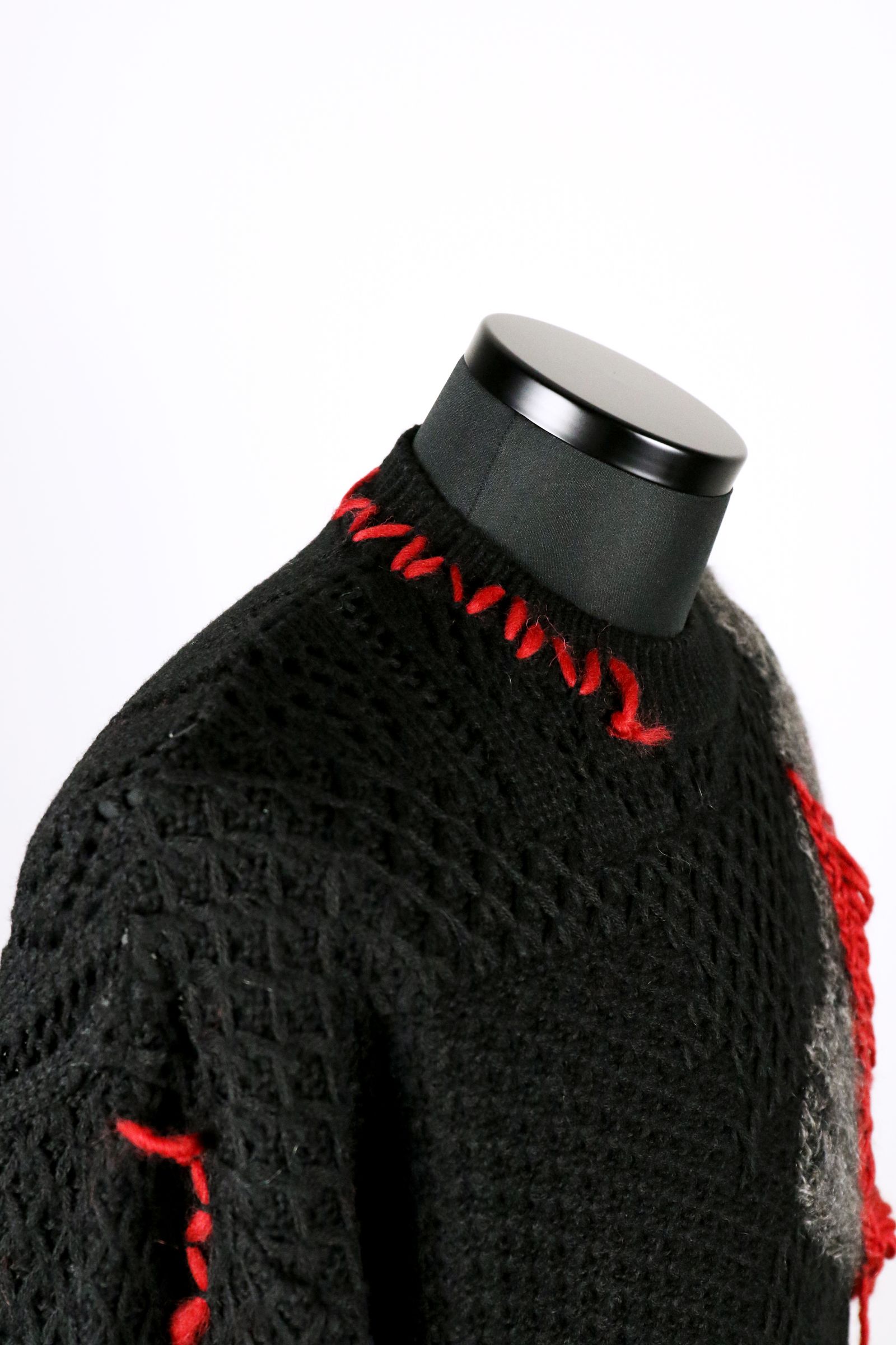 Mixed fur knit P/O / ミックス ファー ニット プルオーバー