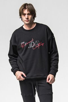 FRIDAY OLD LOGO VELOURS FLEECE TRINER / FRIDAYコラボ オールドロゴ 裏ベロアフリーストレーナー