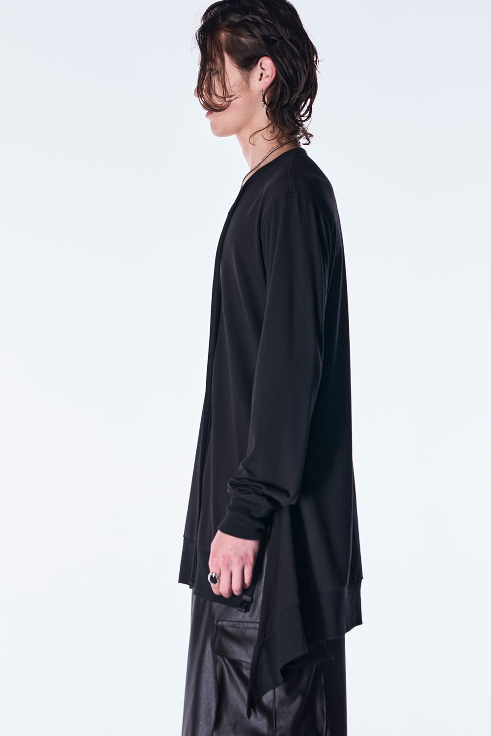 BEA TENJIKU Piping Flare T-shirt / ベア天竺 パイピング フレア Tシャツ