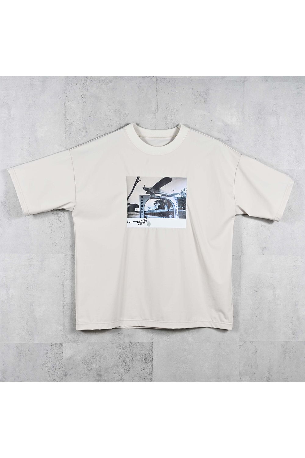 heli overnylon T / ナイロン オーバーサイズTシャツ