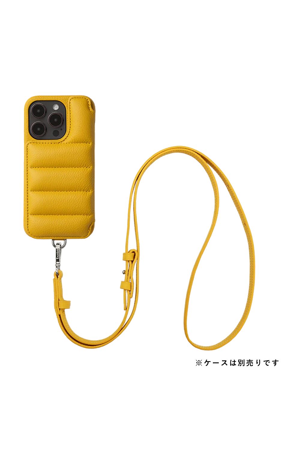 STRAP 130cm  / スマートフォンケース用レザーストラップ｜サフラン