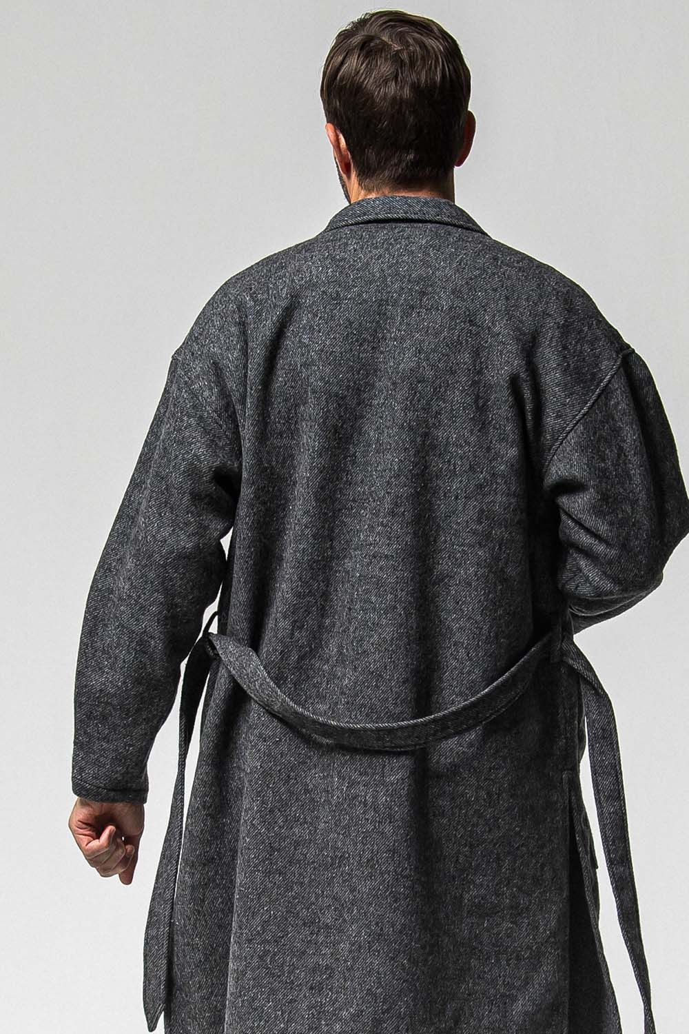 GOWN OVER COAT / オーバーサイズ ガウン コート