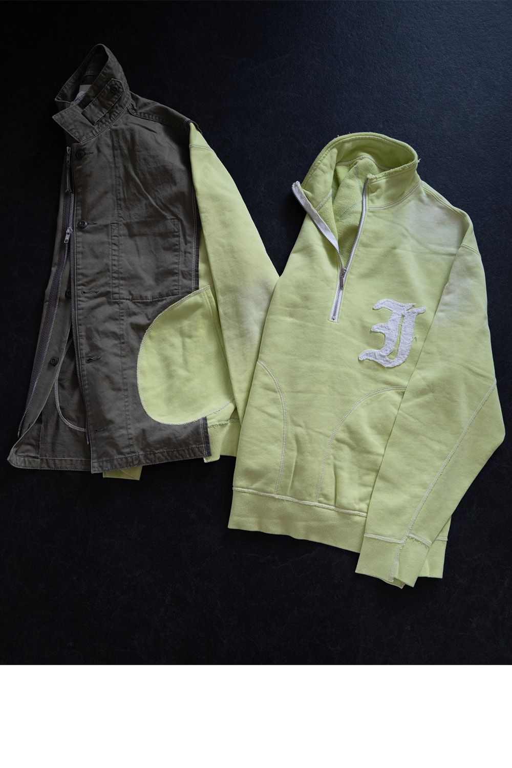 HALF ZIP SWEATSHIRT / ハーフジップ スウェットシャツ