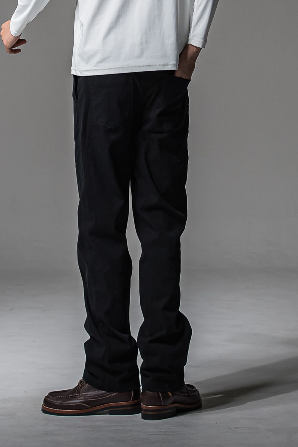 DENIM JERSEY WIDE PT / デニムジャージワイドパンツ