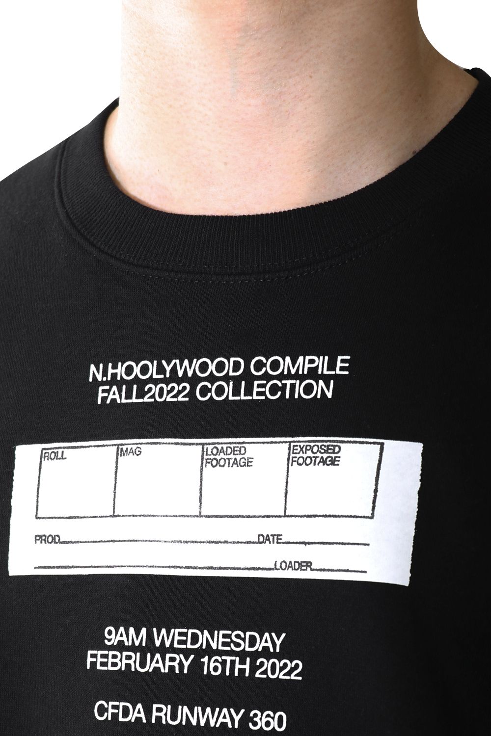 N.HOOLYWOOD - N.HOOLYWOOD COMPILE CREW NECK SWEAT SHIRT / エヌ