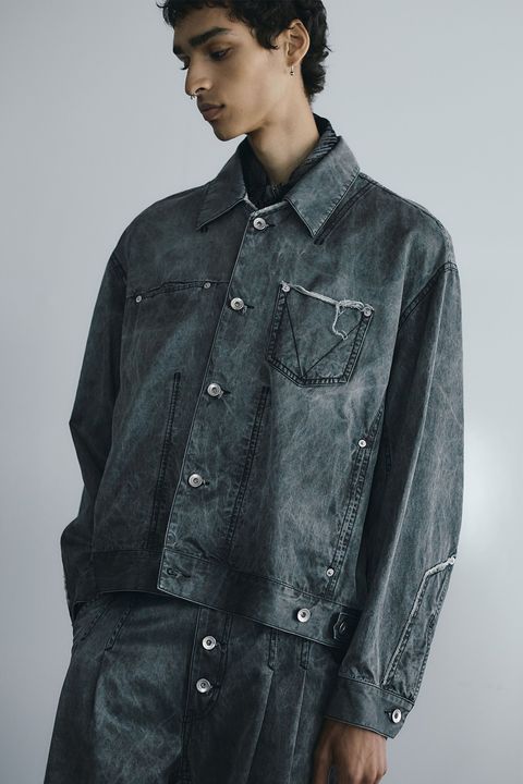Pigmented satin BL / ピグメント サテン ブルゾン