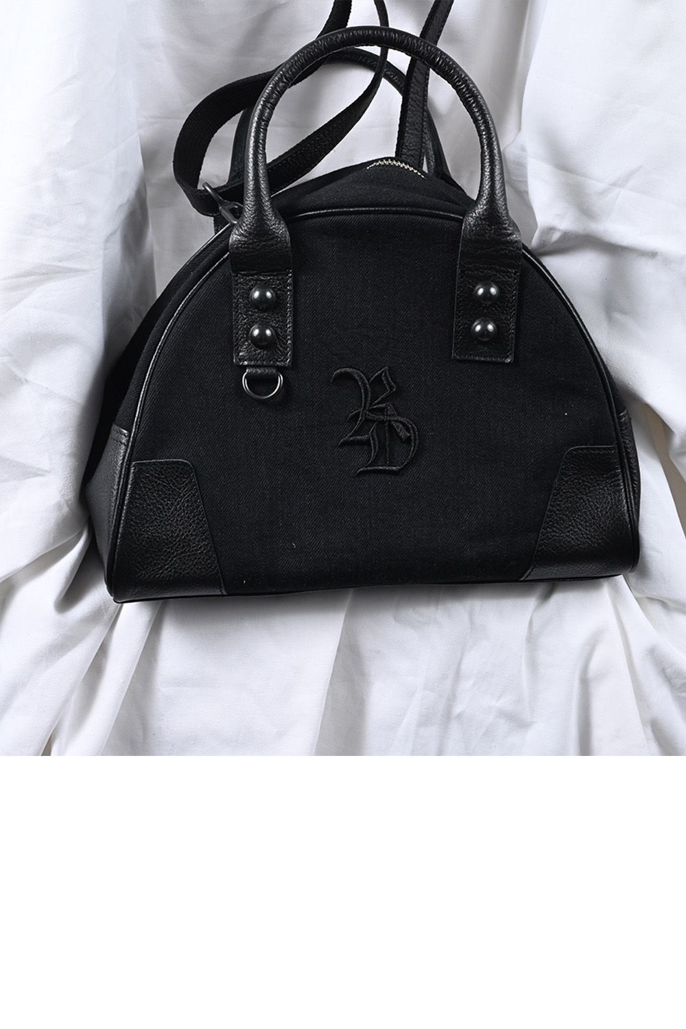 DENIM MINI BOSTON BAG / DECADE コラボ デニム ミニボストン バッグ