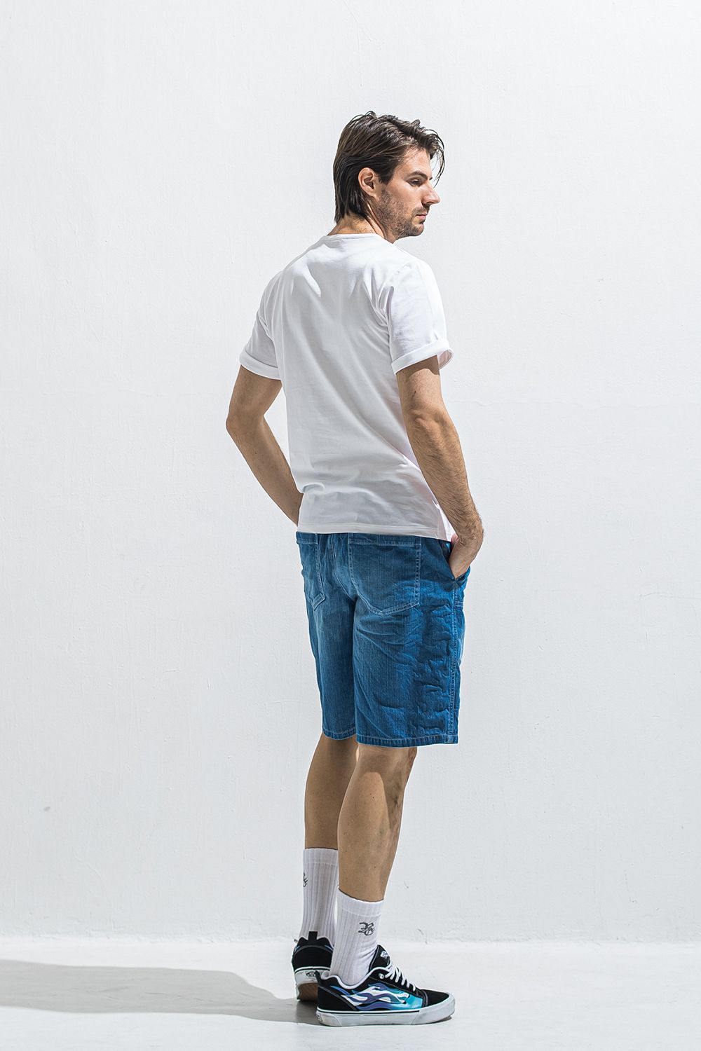 DOUBLE KNEE SHORTS / ダブルニー ショーツ