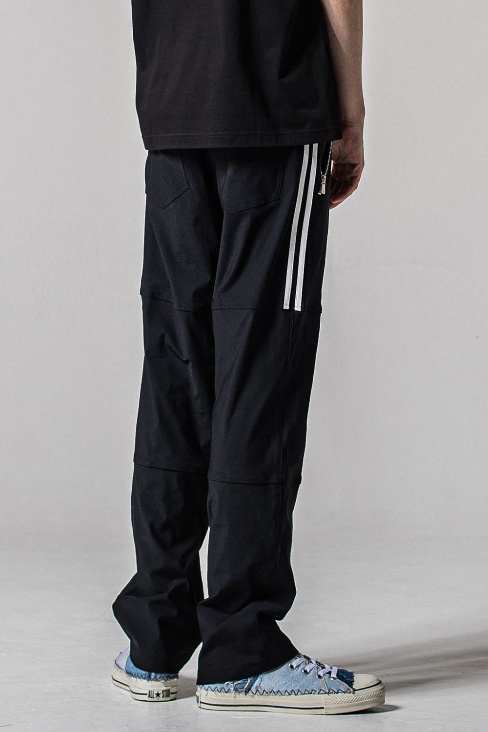 JOHNSON LINE NYLON WIDE PT / ジョンソン ナイロン ラインワイドパンツ