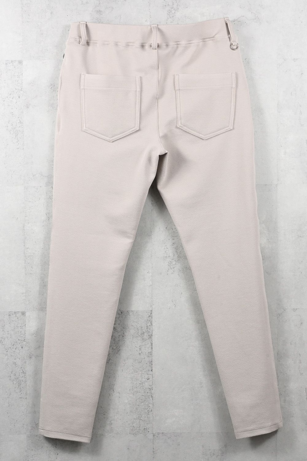 CHRIS EASY BLISTER TUCK PANTS / ブリスターニット クリス イージー タック パンツ