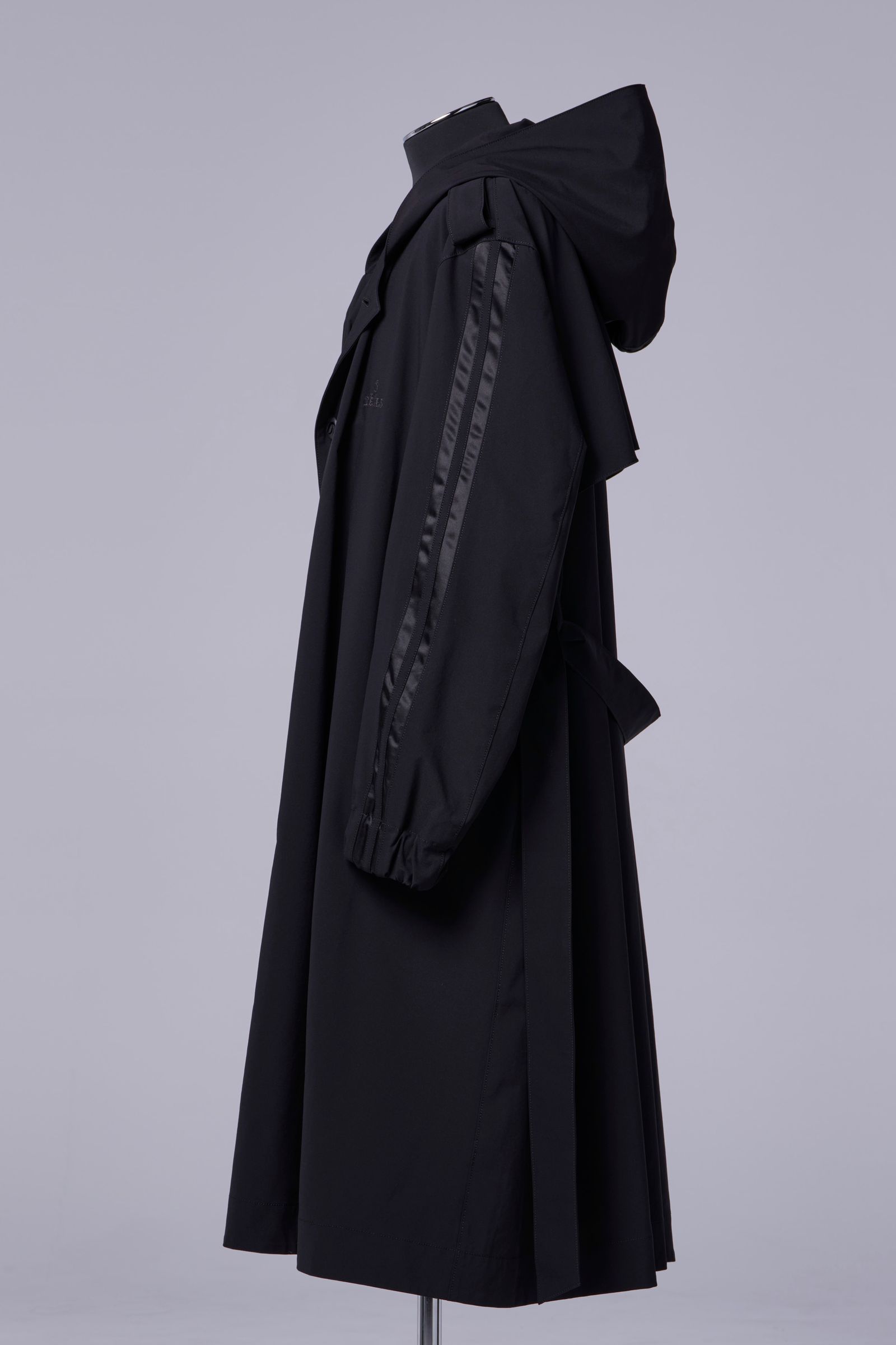 Sustainable Tuffeta Line Big Silhouette Hoodie / ライン ビッグシルエット フーディー