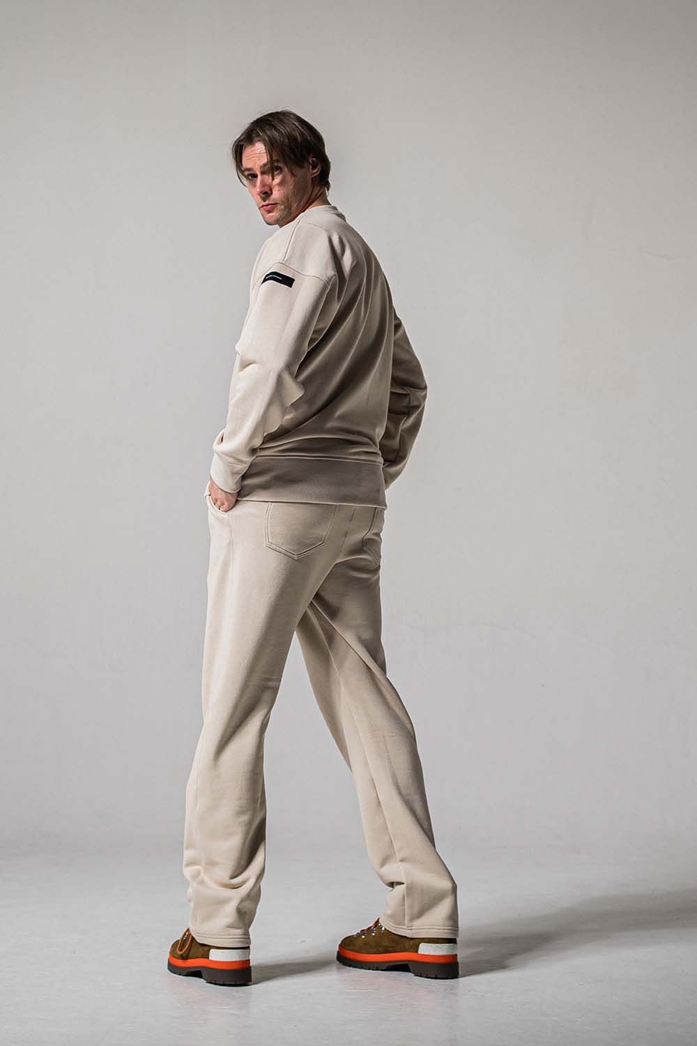 HF URAKE WIDE TUCK PANTS / 裏毛 ワイドタックパンツ