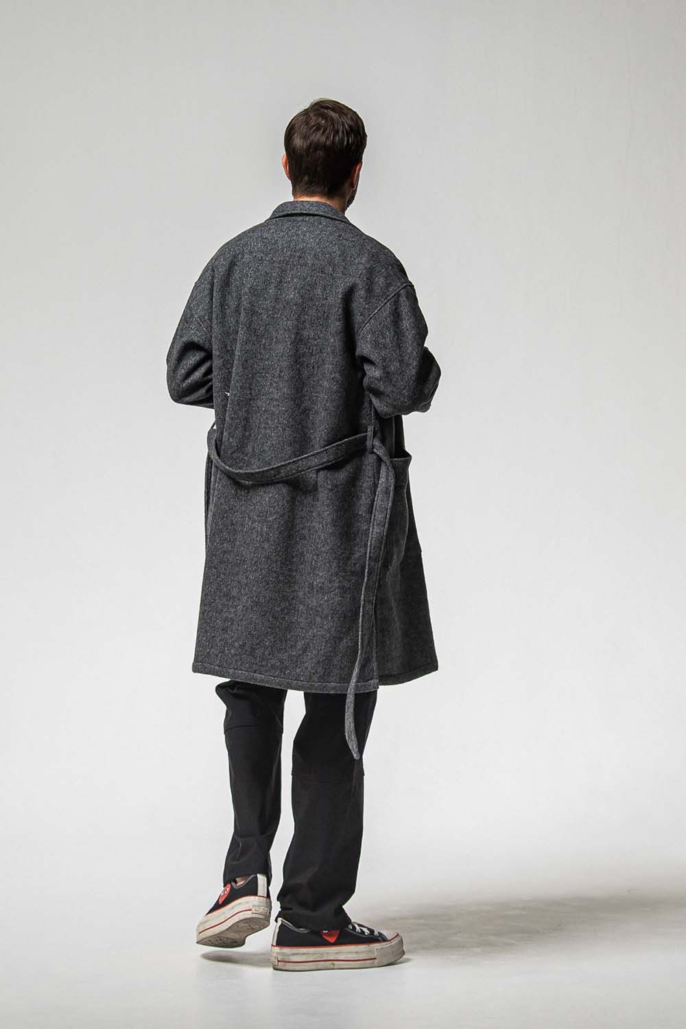GOWN OVER COAT / オーバーサイズ ガウン コート