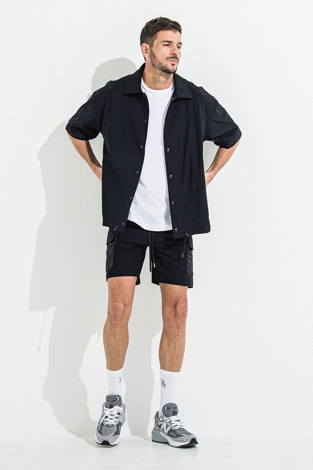 NYLON HALF COACH JACKET / ナイロン ハーフ コーチジャケット