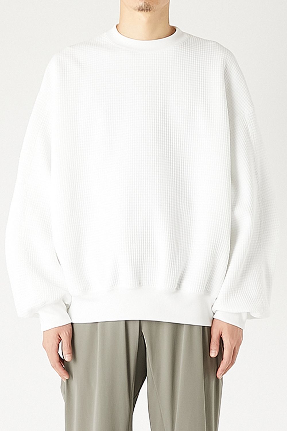 N.HOOLYWOOD TEST PRODUCT EXCHANGE SERVICE CREWNECK SWEATSHIRT / エヌハリウッド テストプロダクトエクスチェンジサービス クルーネック スウェットシャツ