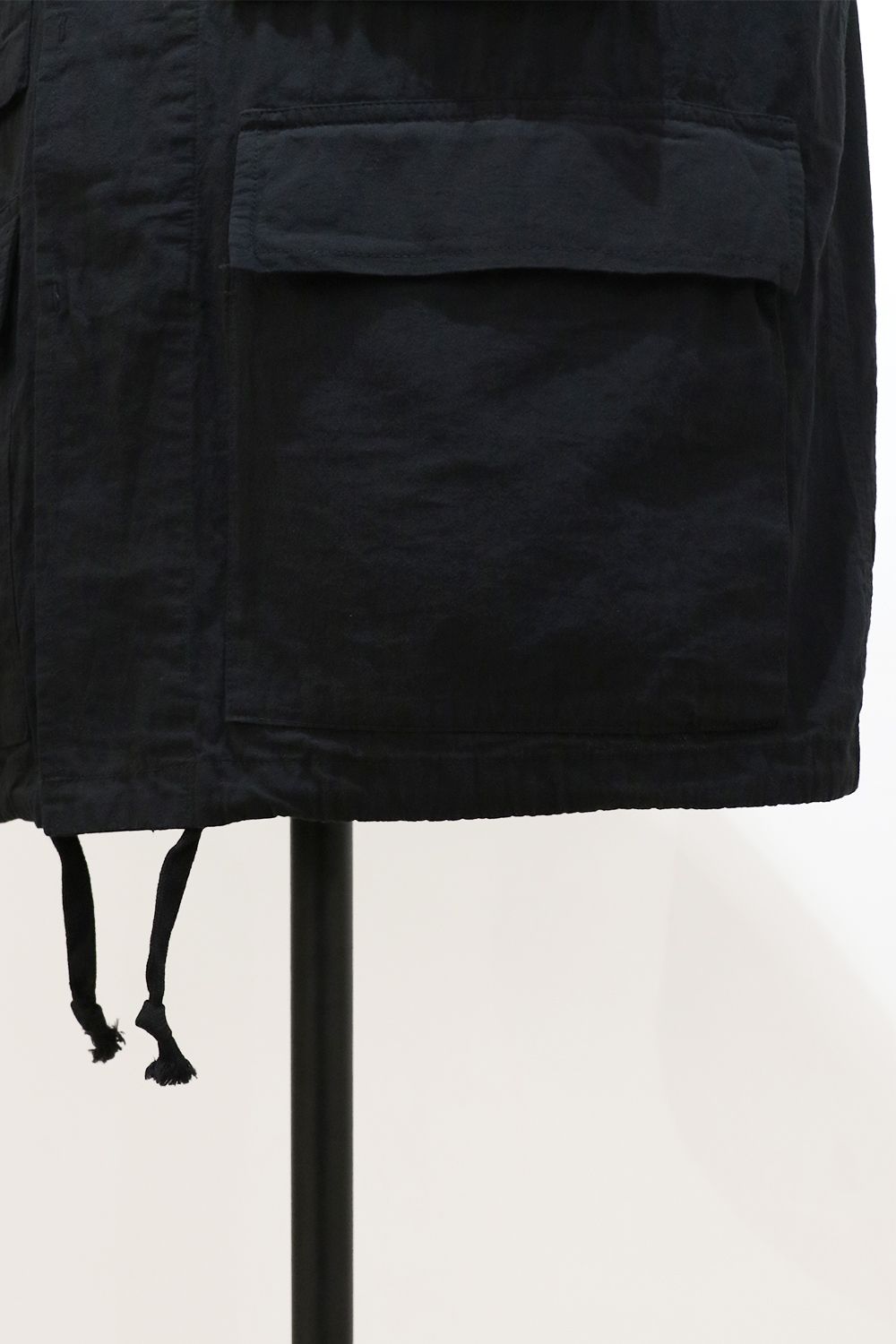 TUMBLED ORGANIC COTTON POPLIN B.D.U VEST / タンブル オーガニック コットン ポプリン バトル ドレス ユニフォーム ベスト