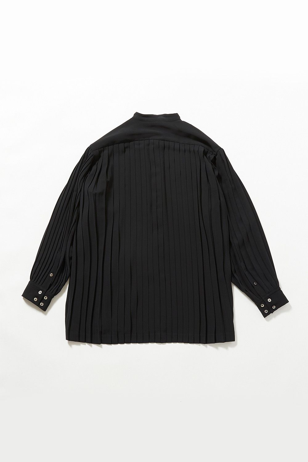 Asymmetry pleats shirt  / アシンメトリー プリーツ シャツ