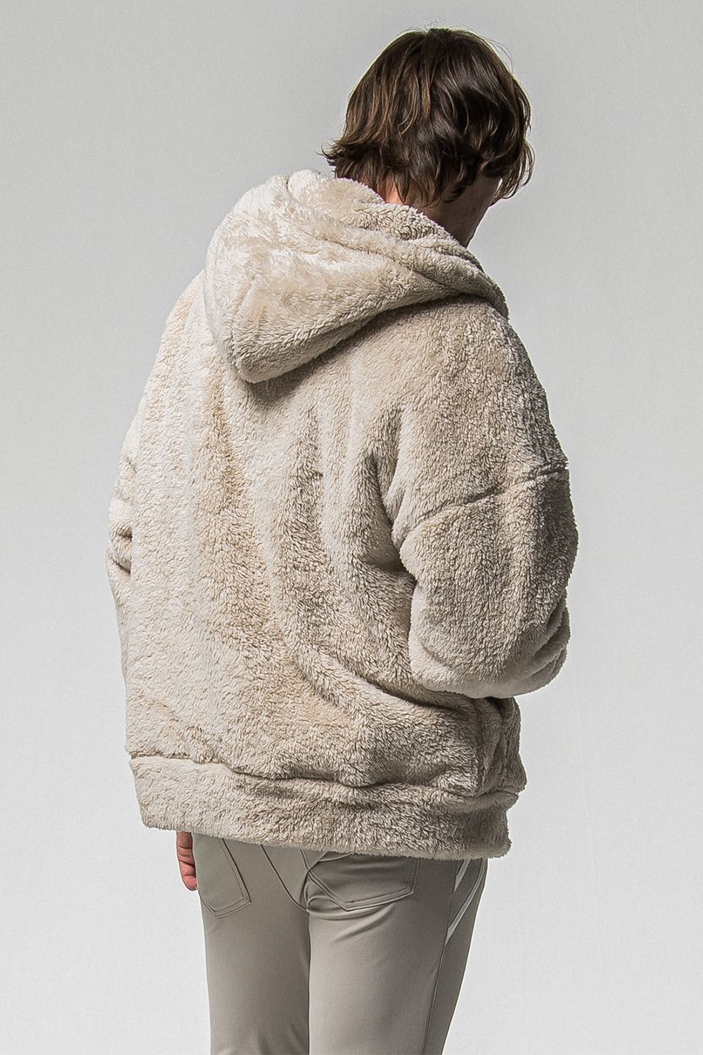 BOA ZIP LOOSE HOODIE / ボア ジップ ルーズ フーディ