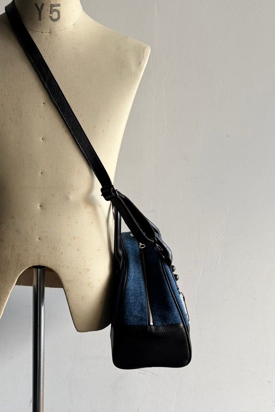 DENIM MINI BOSTON BAG / DECADEコラボ デニムミニボストンバッグ