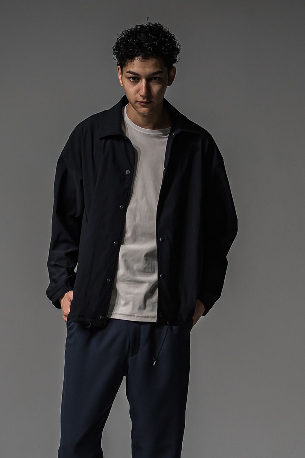 RESOUND CLOTHING - NYLON COACH JACKET / ナイロン コーチ