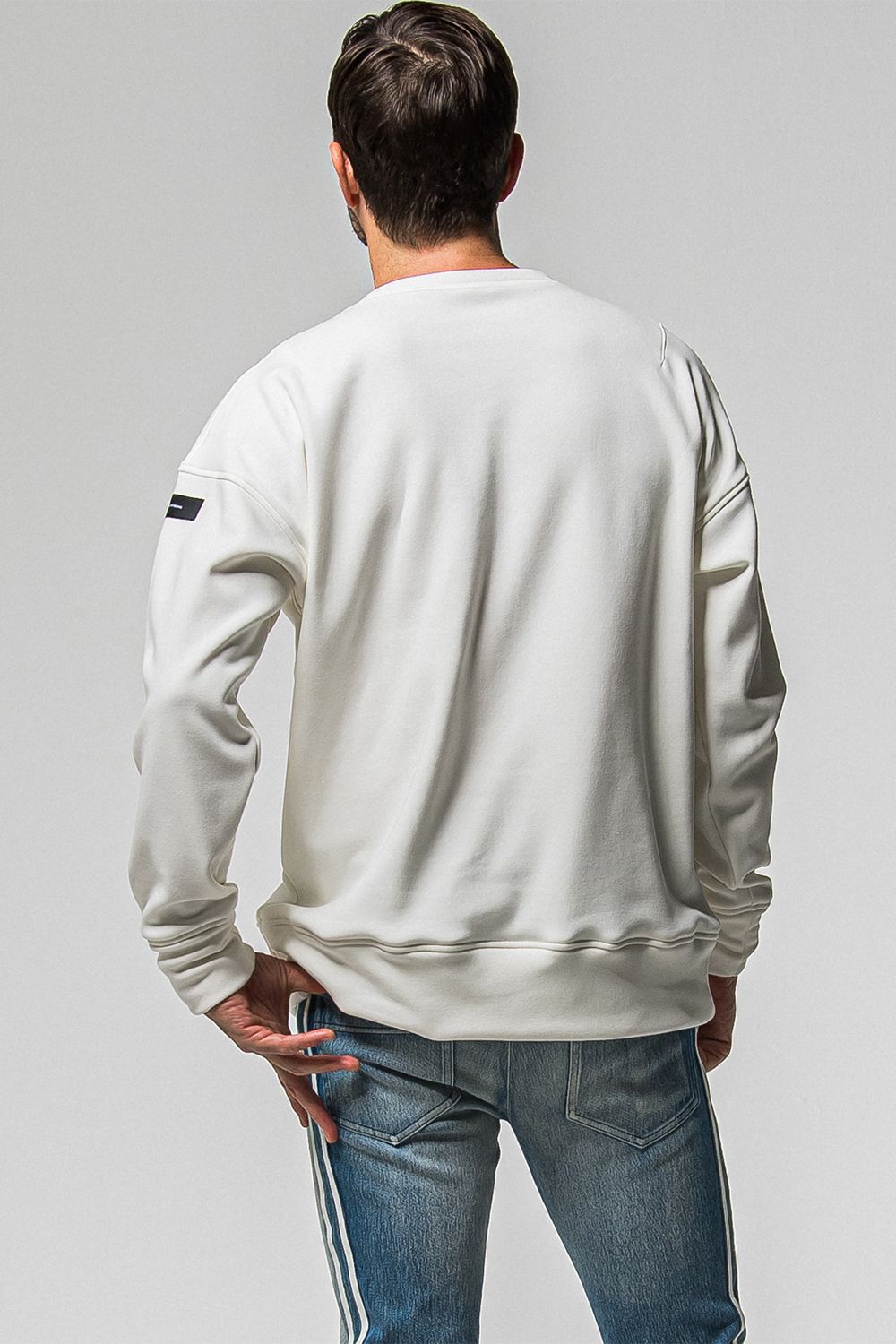 FRIDAY OLD LOGO VELOURS FLEECE TRINER / FRIDAYコラボ オールドロゴ 裏ベロアフリーストレーナー