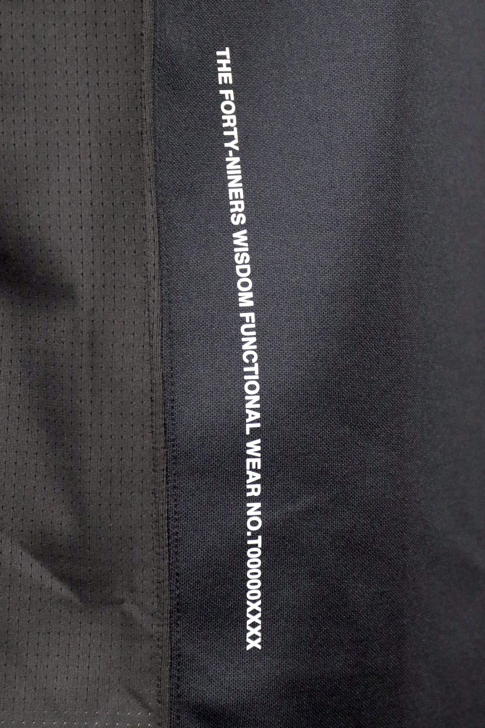 SIDE MESH MOCKNECK T / サイド メッシュ モックネック ティー
