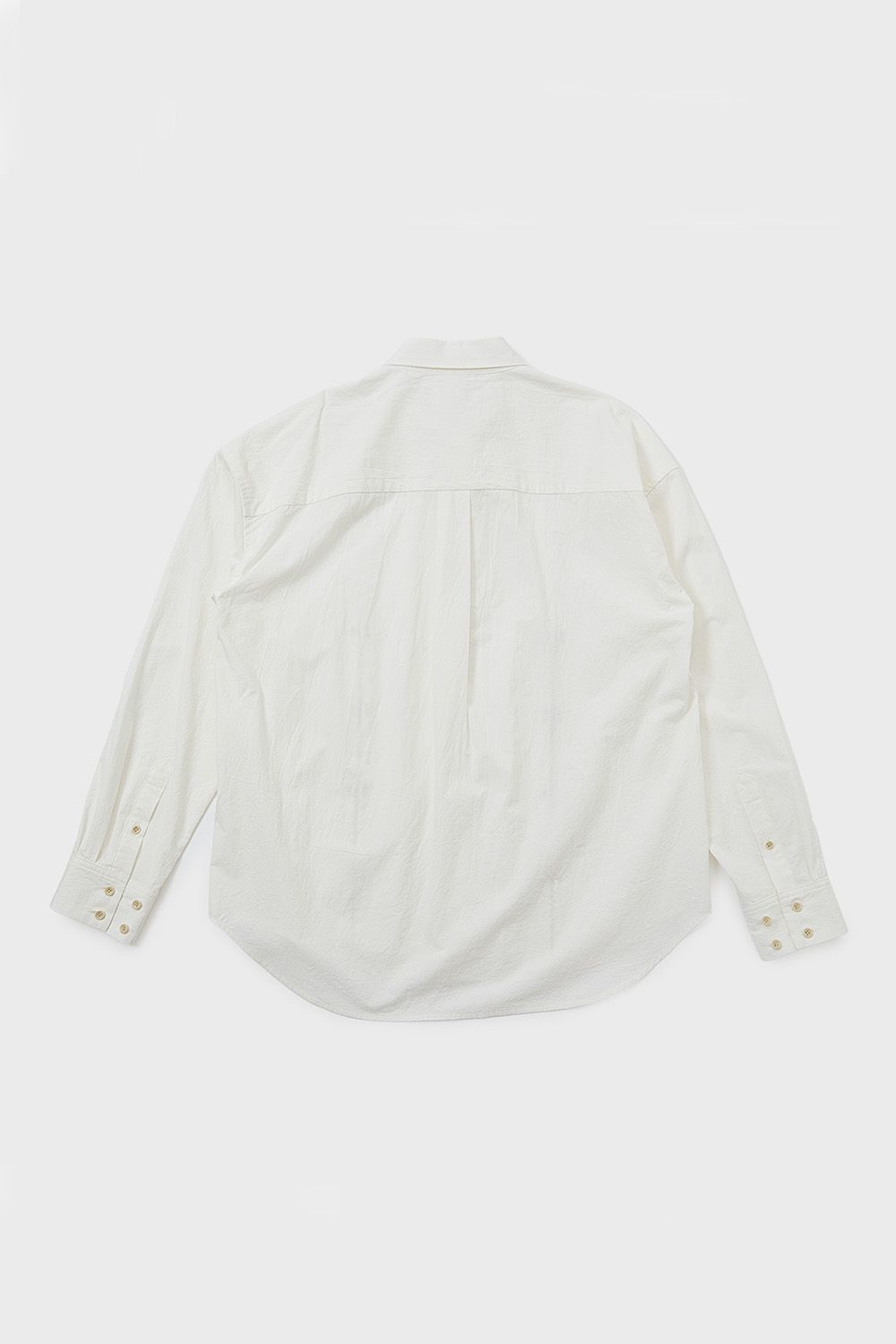 Tonbi hooks detail shirt / トンビフック ディテール シャツ