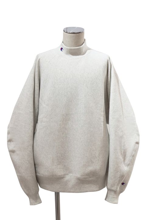 N.HOOLYWOOD×CHAMPION MOCK NECK SWEATSHIRT / エヌハリウッド × チャンピオン モックネック スウェット シャツ
