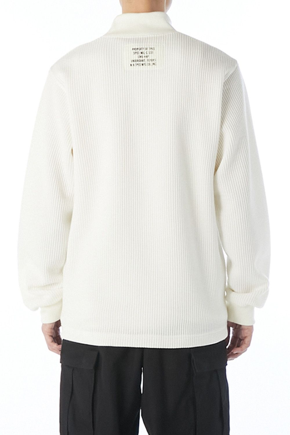 N.HOOLYWOOD TEST PRODUCT EXCHANGE SERVICE MOCK NECK LONG SLEEVE T-SHIRT / エヌハリウッド テストプロダクトエクスチェンジサービス モックネック ロングスリーブ