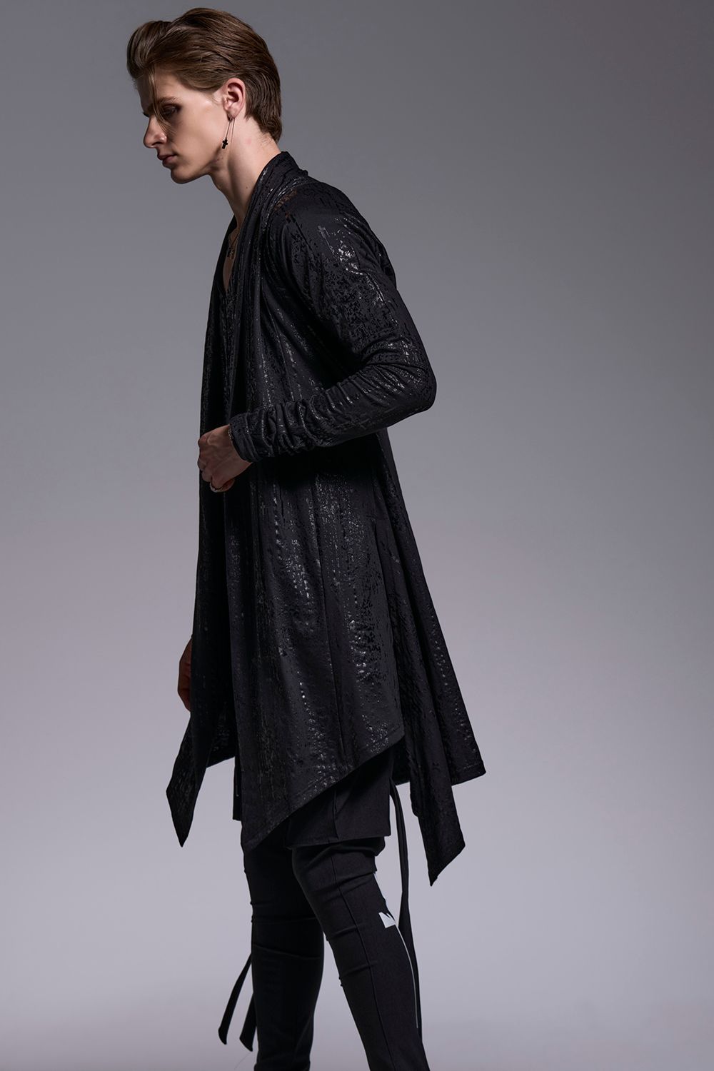 HAKU-BEATENJIKU Dolman Flare Cardigan / 箔ベア天竺 ドルマンスリーブ フレアカーディガン