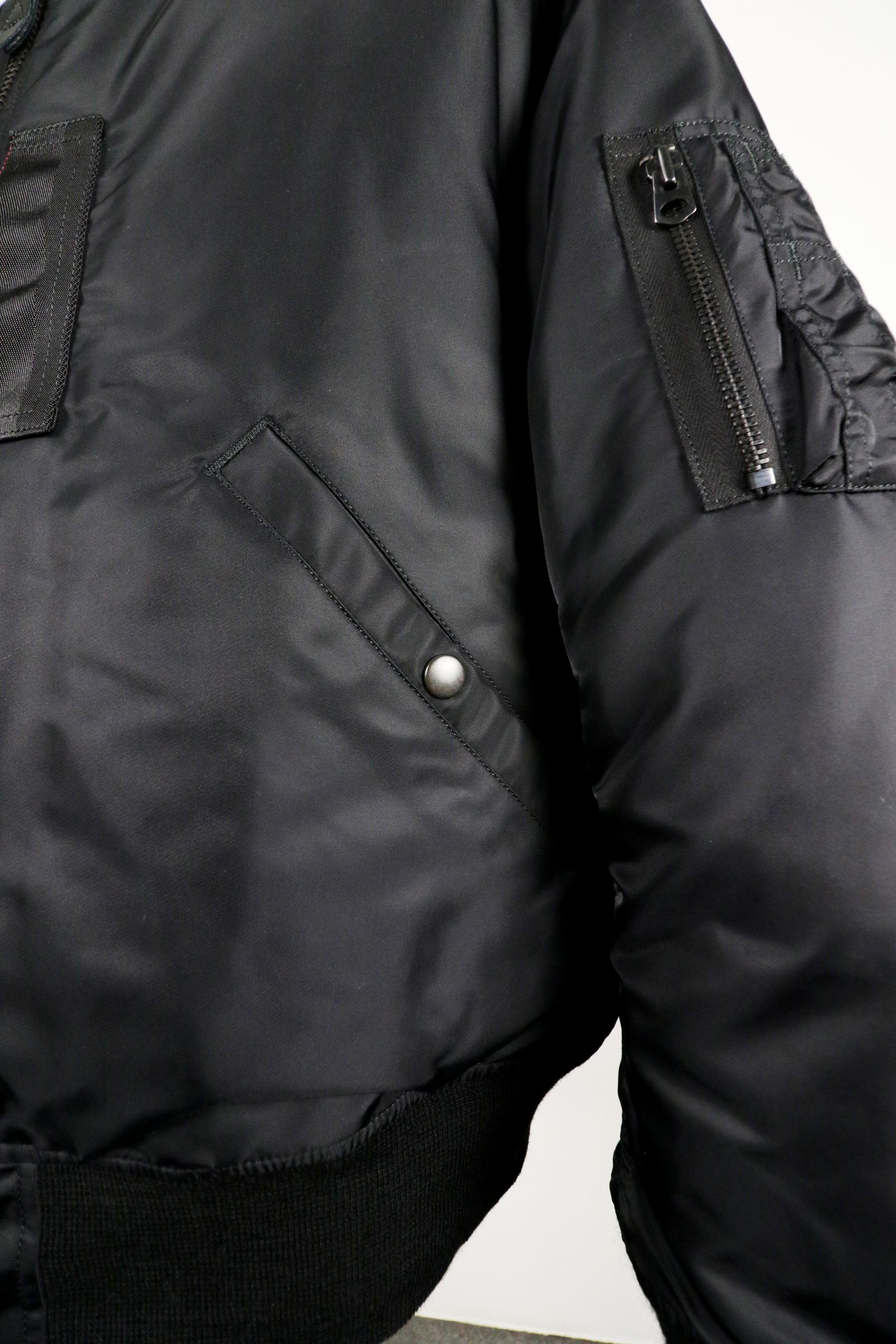 NYLON TWILL MA-1 JACKET / ナイロンツイル MA-1 ジャケット