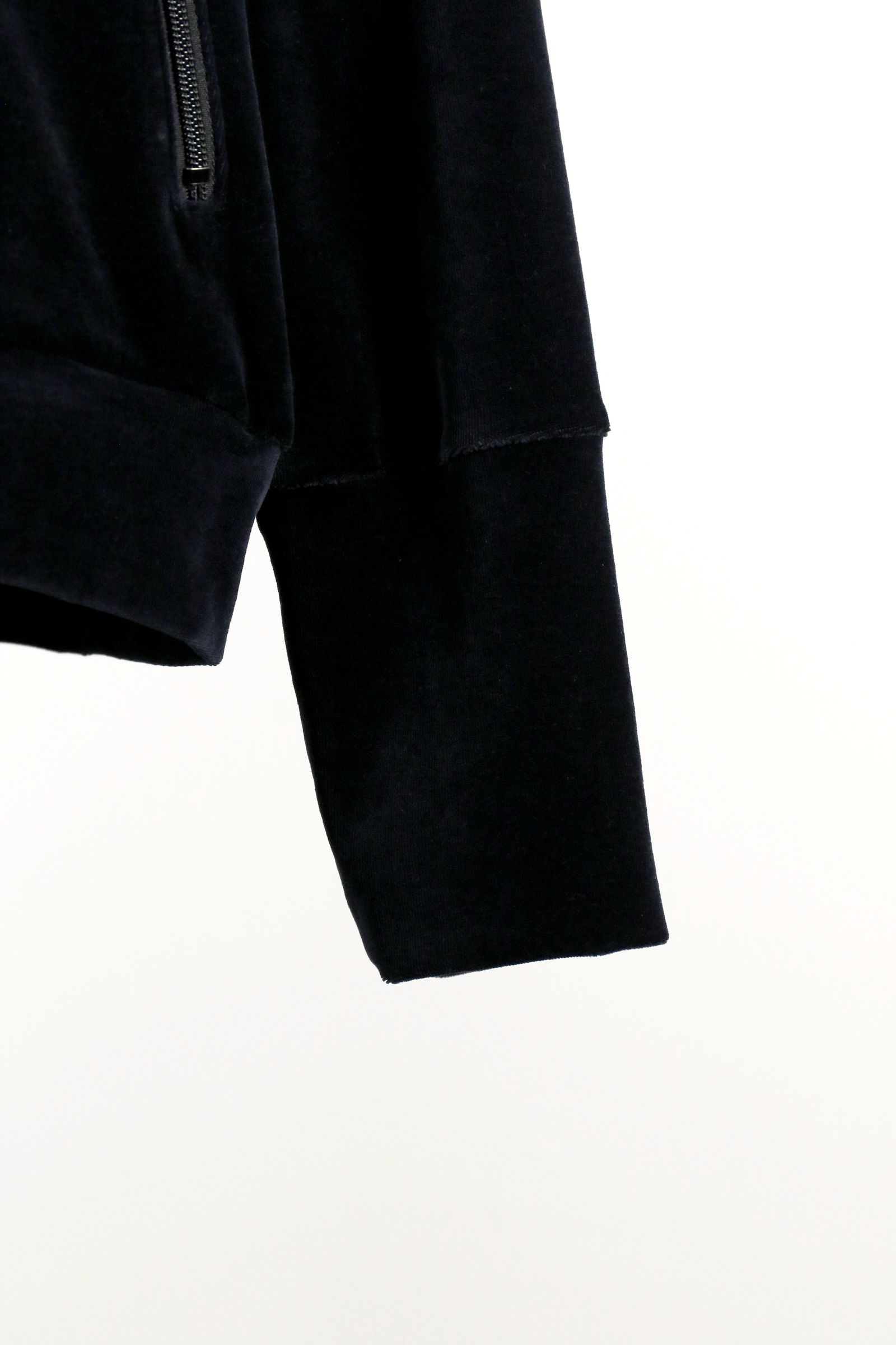 30/- ORGANIC COTTON VELOUR TRACK JACKET / オーガニックコットン ベロア トラックジャケット