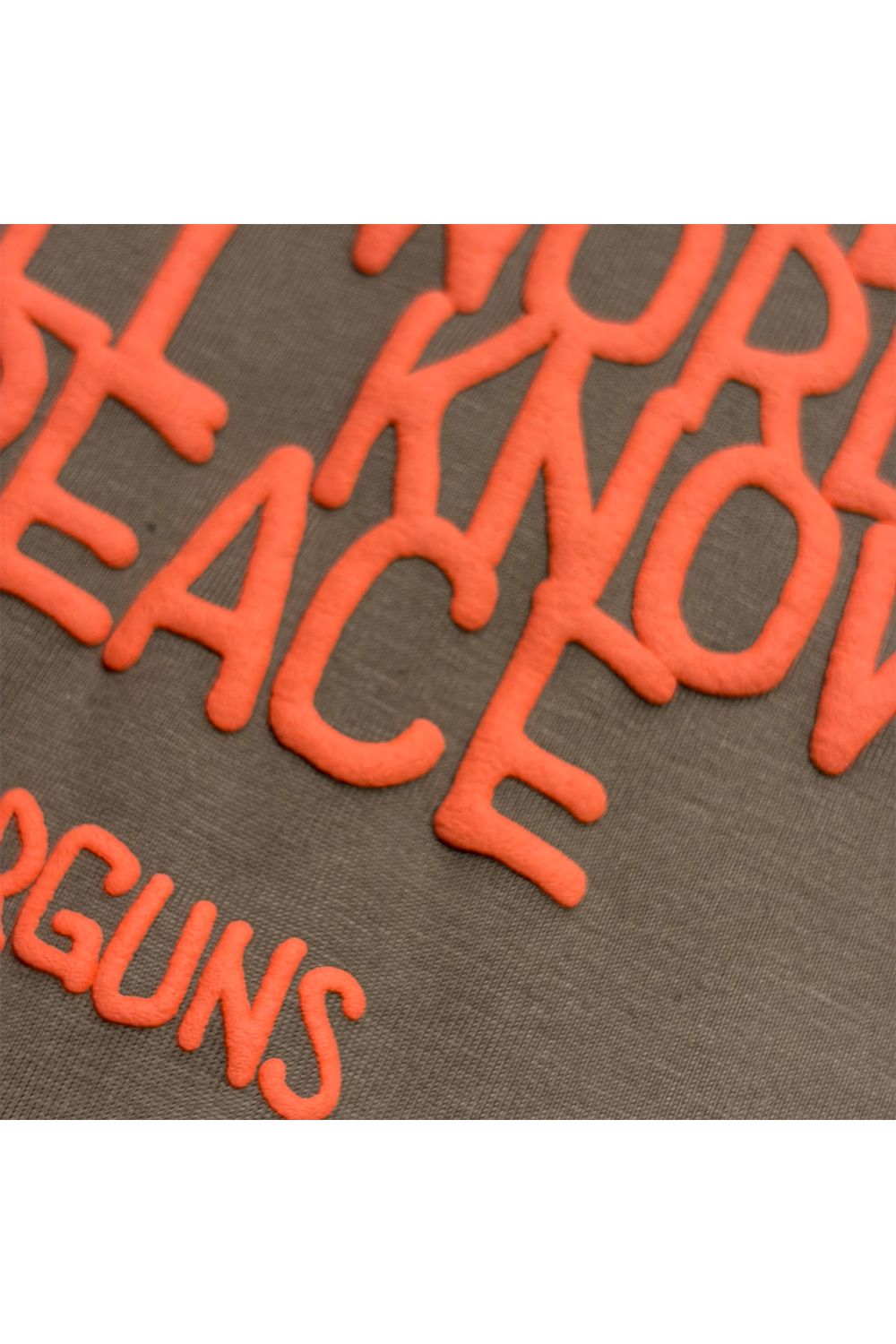 ORG/CO S/TEE MESS/SW / オーガニックコットン ショートスリーブ Tシャツ / メッセージプリント スワロフスキー