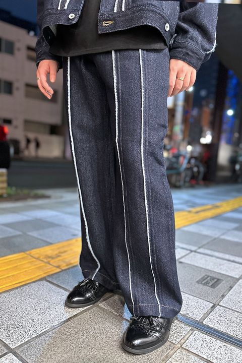 Loose twist yarn denim PT / ルーズ ツイスト ヤーン デニム パンツ