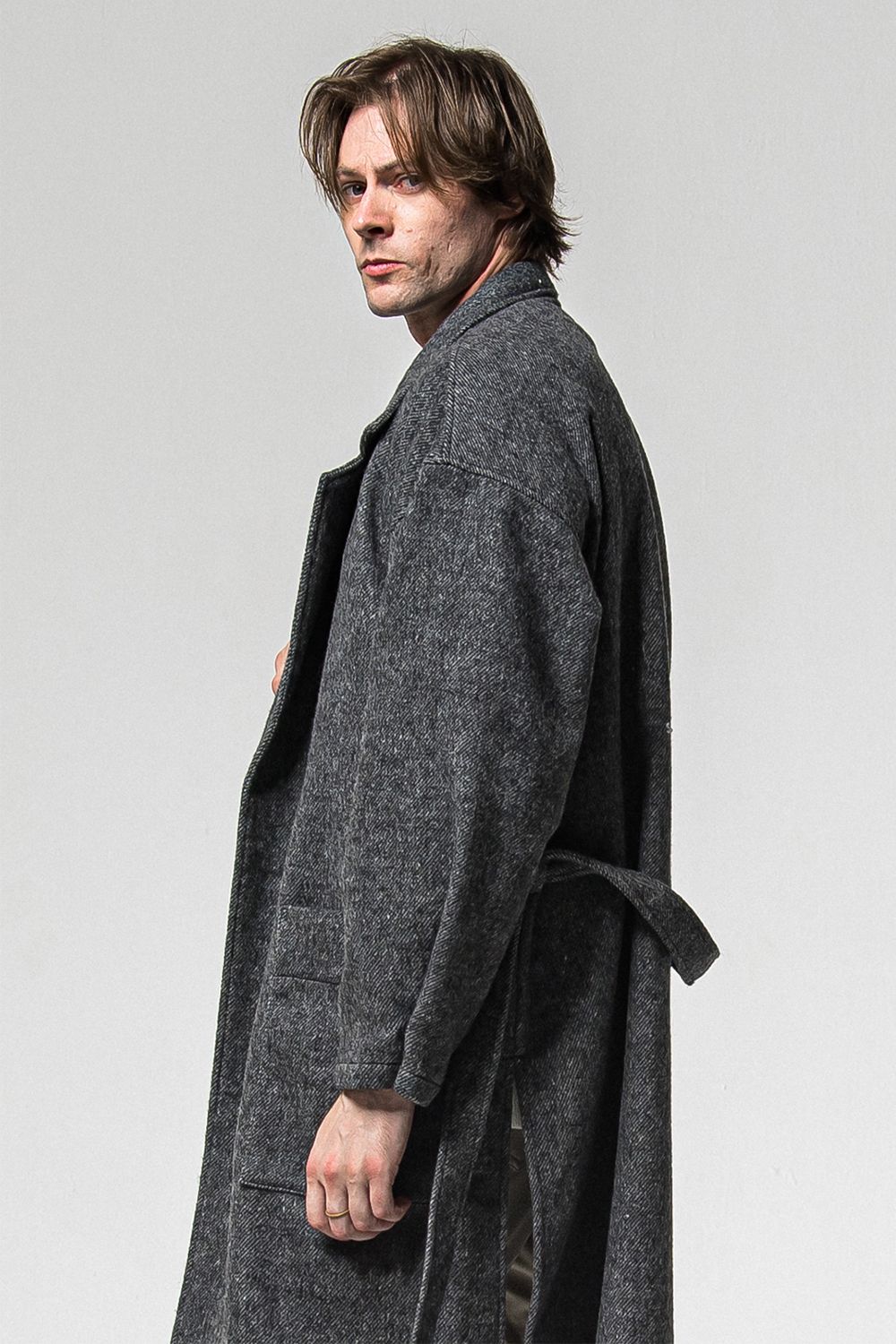 GOWN OVER COAT / オーバーサイズ ガウン コート