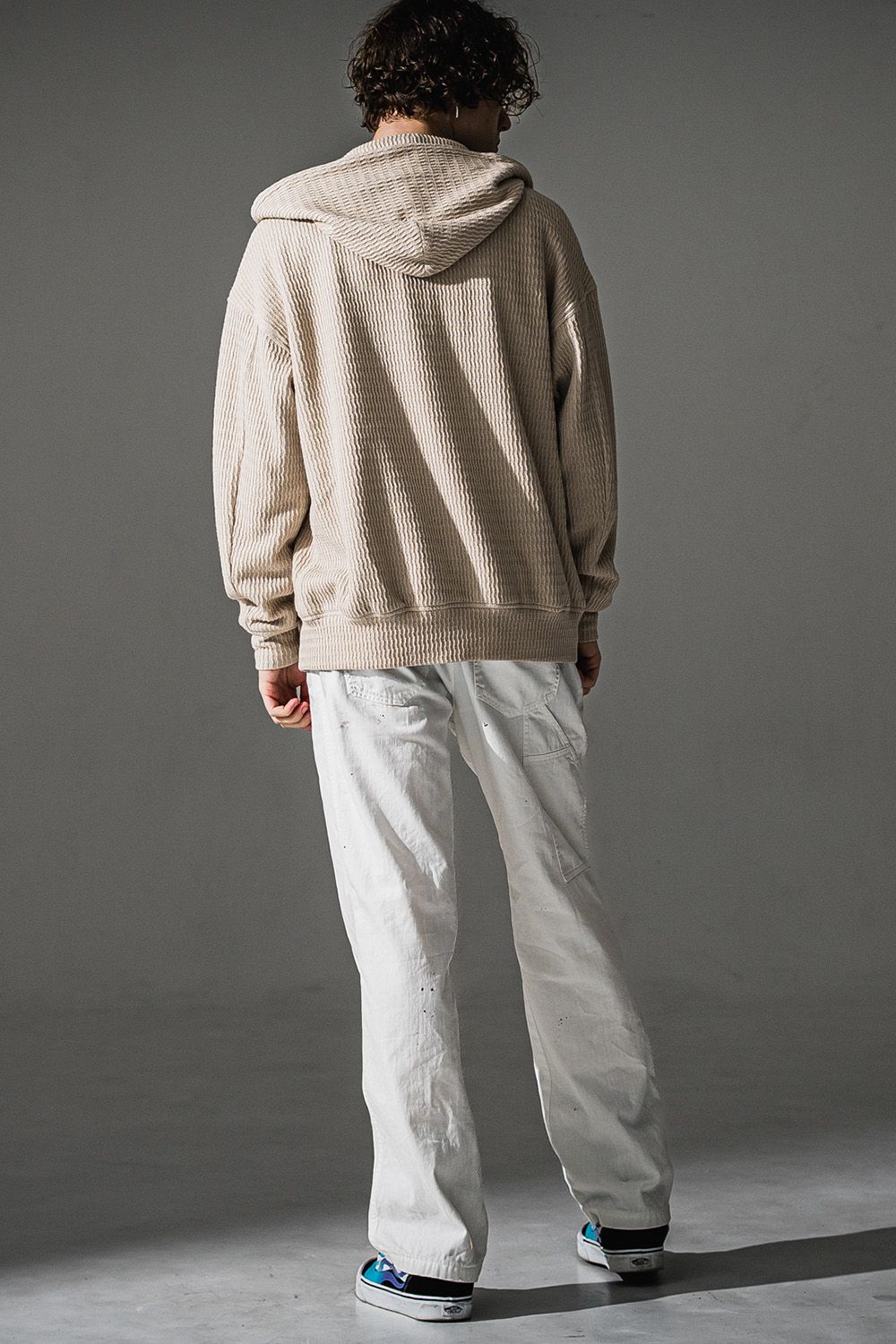 KNIT VARSITY HOODIE / ニット バーシティ フーディー
