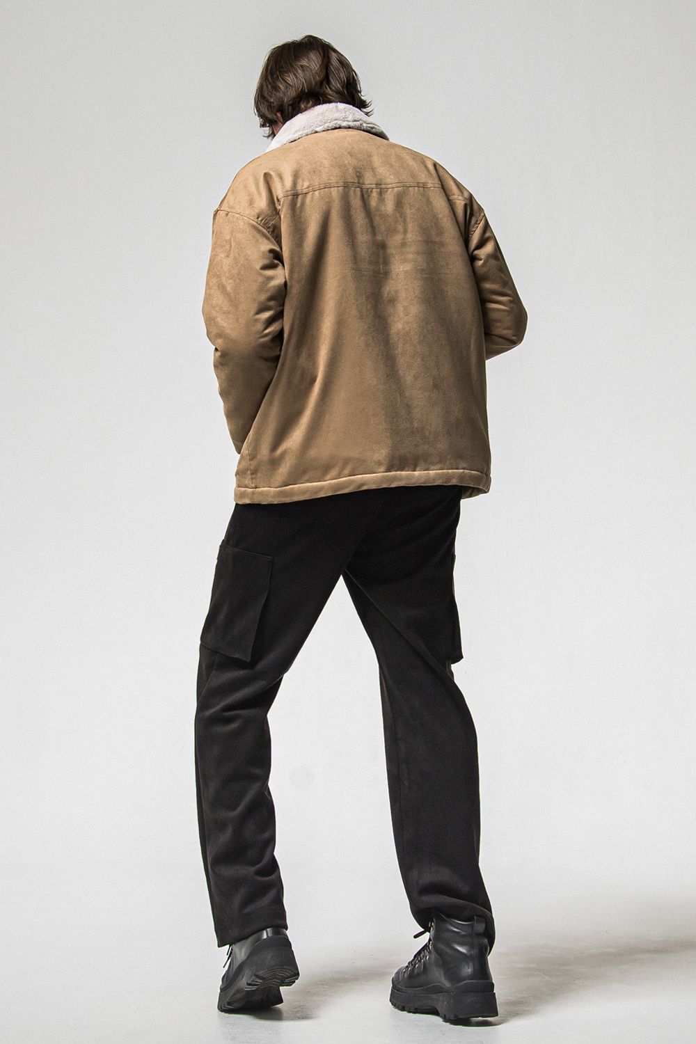 SUEDE FUR COVER ALL / スウェード ファー カバーオール