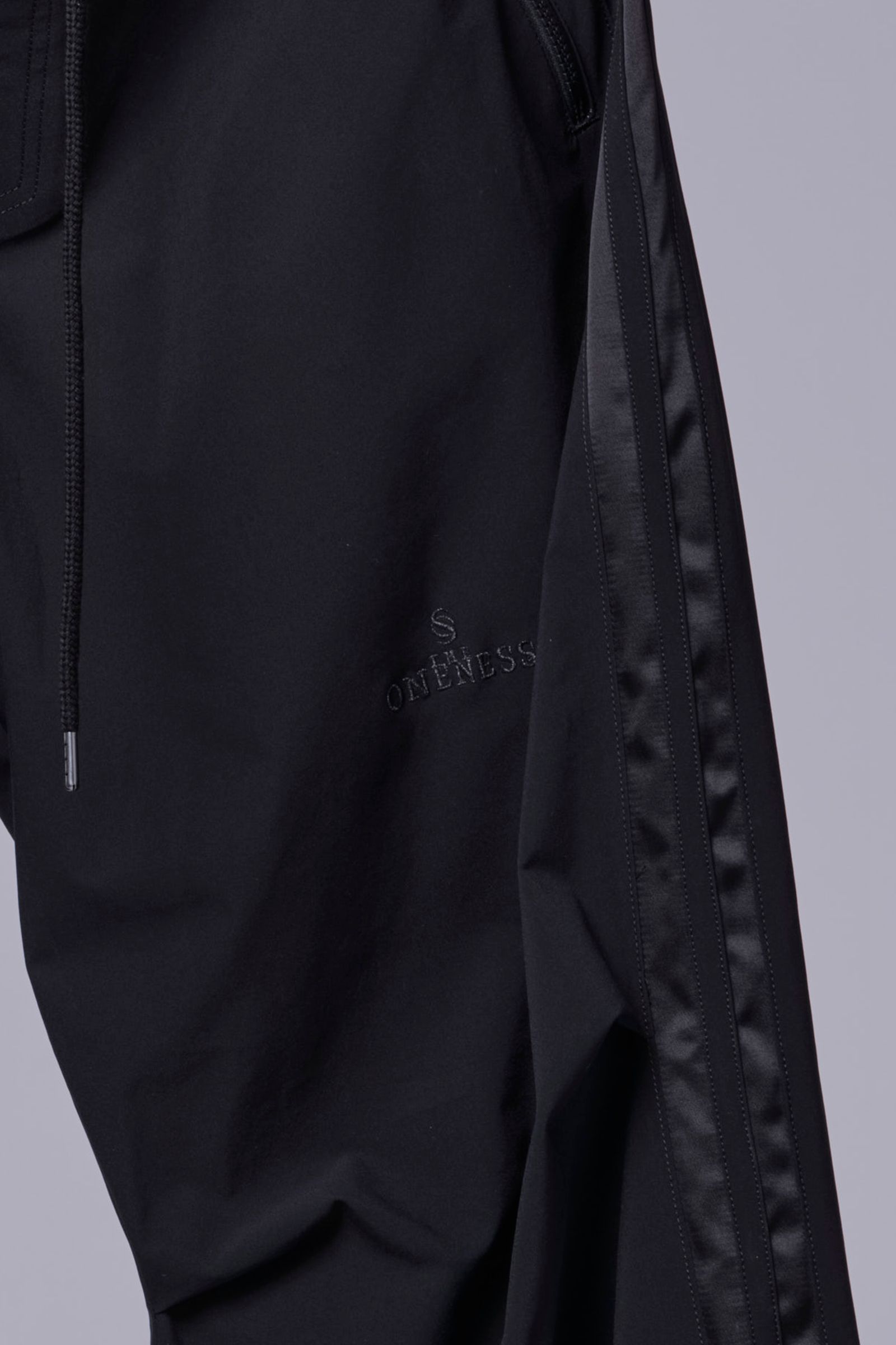 Sustainable Tuffeta Line Loose Pants / ライン ルーズパンツ