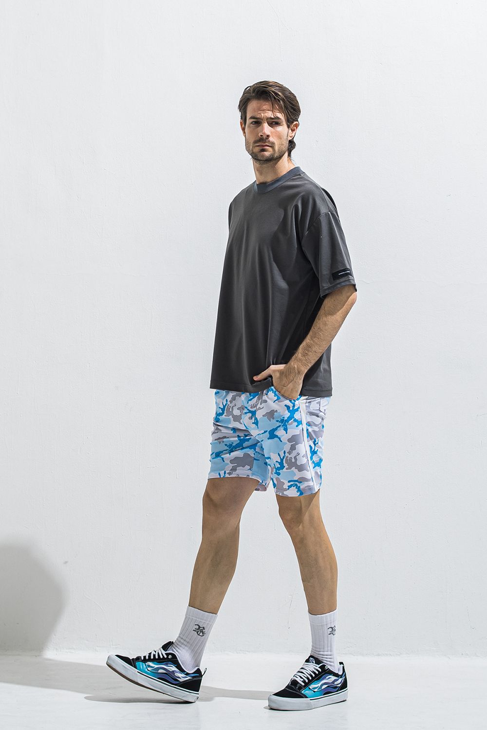 REV MESH OVER TEE / リバーシブル メッシュ オーバーサイズ Tシャツ