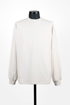 40/2 ORGANIC COTTON KNIT CREW NECK TEE L/S /  オーガニックコットン26G天竺 クルーネック ロングスリーブ Tシャツ