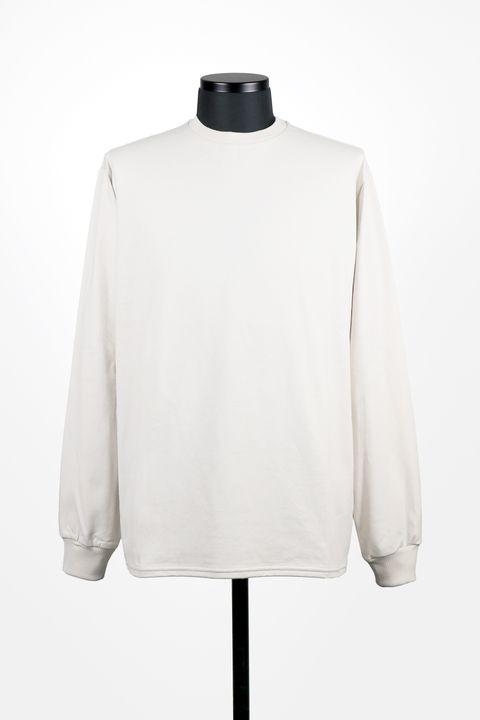 40/2 ORGANIC COTTON KNIT CREW NECK TEE L/S /  オーガニックコットン26G天竺 クルーネック ロングスリーブ Tシャツ