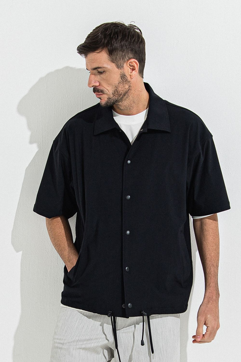 NYLON HALF COACH JACKET / ナイロン ハーフ コーチジャケット